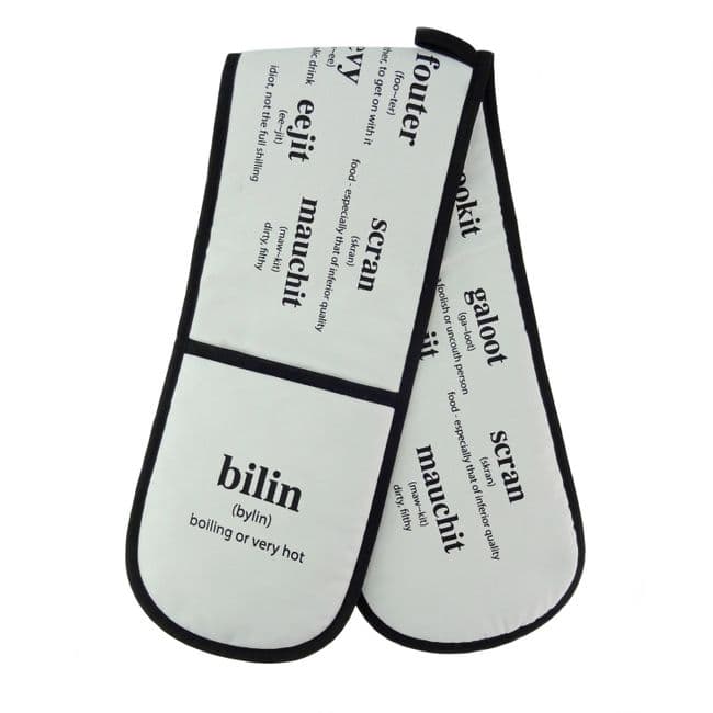 Auld Scots Words Kitchen Gloves