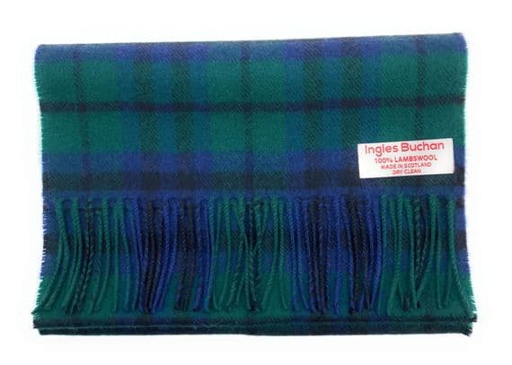Austin Modern Tartan Scarf | Highland Tweed