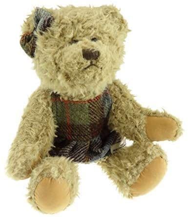 Authentic Harris Tweed 35cm Girl Teddy Bear MacLeod Tartan