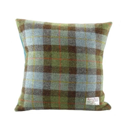 Authentic Harris Tweed Square Cushion MacLeod Tartan