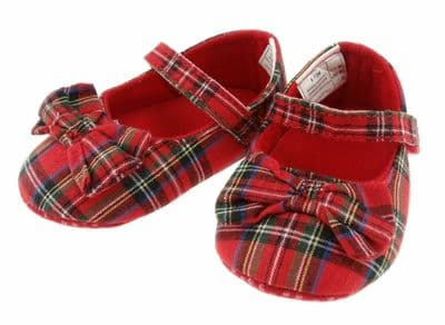Baby Girls Royal Stewart Tartan Shoes
