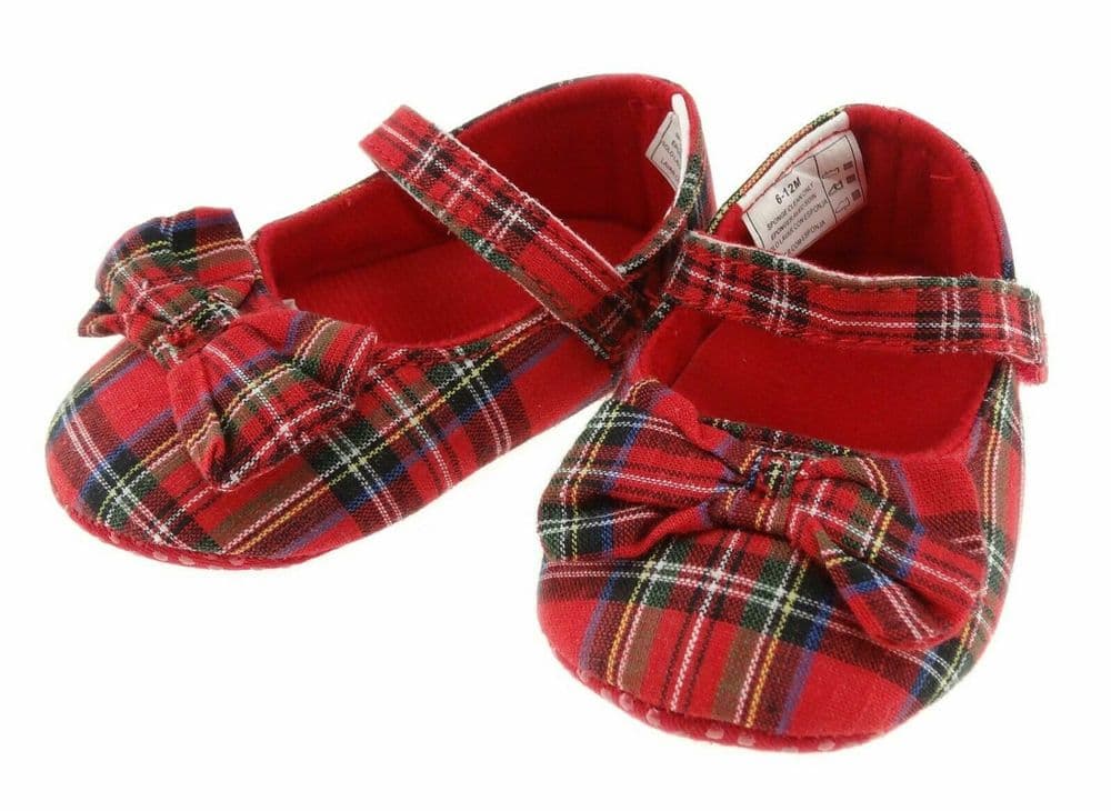 Baby Girls Royal Stewart Tartan Shoes