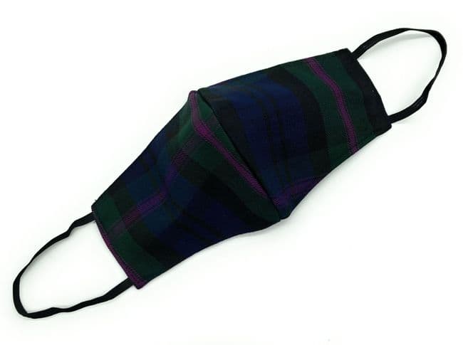 Baird Modern Tartan Polyviscose Face Mask