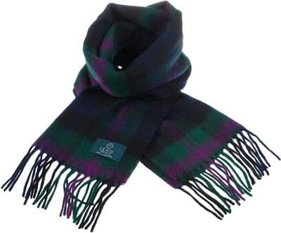 Baird Modern Tartan Scarf | Pure Lambswool