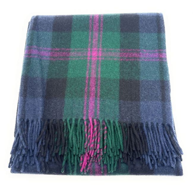Baird Modern Tartan Wool Blanket