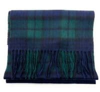 Black Watch Modern Tartan Scarf | Highland Tweed