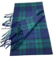 Black Watch Tartan Scarf | Highland Tweed