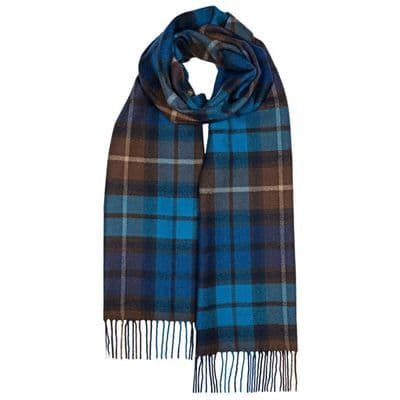 Buchanan Blue Luxury Oversized Scarf | Pure Lambswool