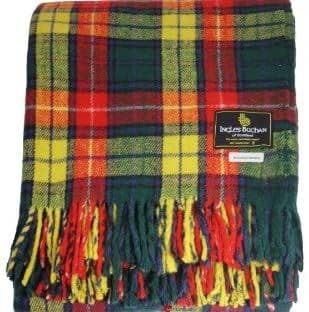 Buchanan Tartan Wool Travel Rug | Ingles Buchan of Scotland