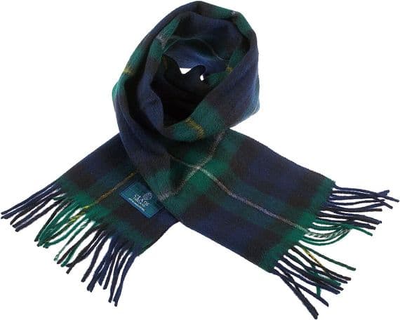 Campbell Modern Tartan Scarf | Highland Tweed
