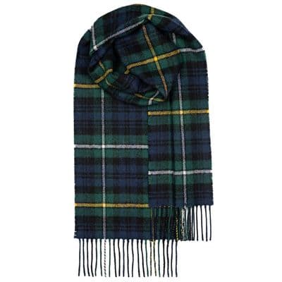 Campbell of Argyll Modern Tartan Pure Lambswool Unisex Scarf