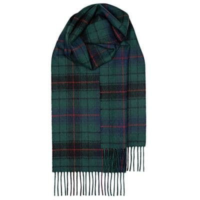 Davidson Modern Tartan Pure Lambswool Unisex Scarf