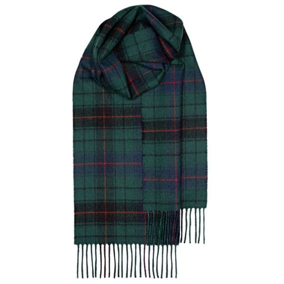 Davidson Modern Tartan Scarf | Pure Lambswool Scotland