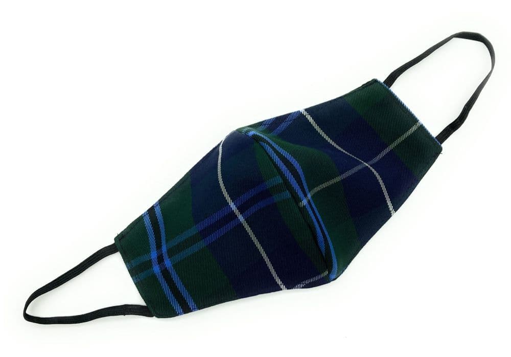 Douglas Modern Tartan Polyviscose Face Mask