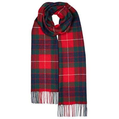 Fraser Red Luxury Oversized Tartan Scarf | Pure Lambswool