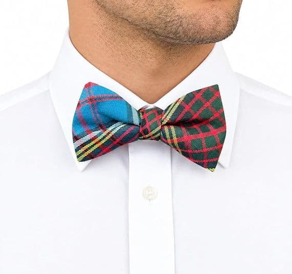Gents Anderson Modern Tartan Bow Tie