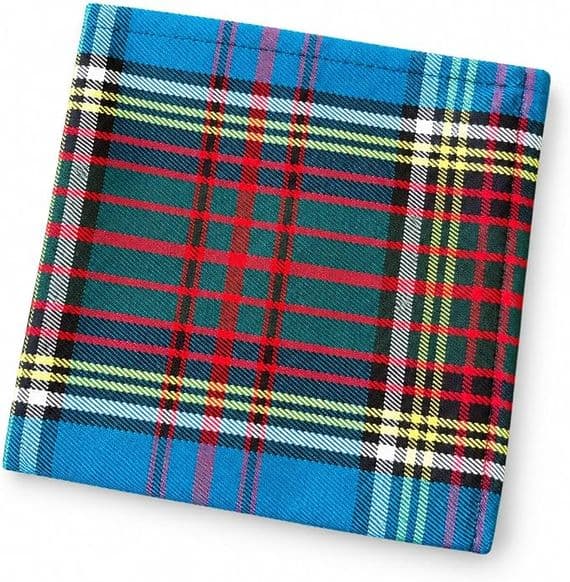 Gents Anderson Modern Tartan Pocket Square