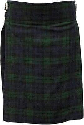 Gents Black Watch Tartan Scottish Traditional 5 Yard Kilt