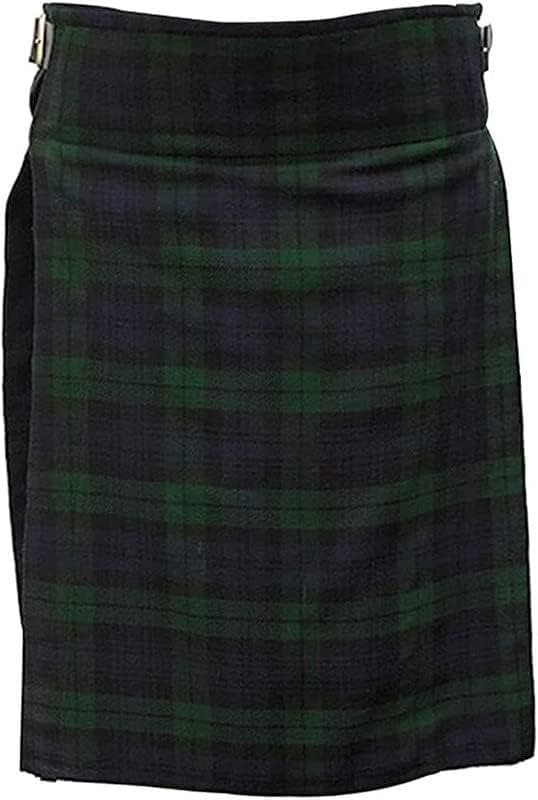 Gents Black Watch Tartan Scottish Traditional 5 Yard Kilt