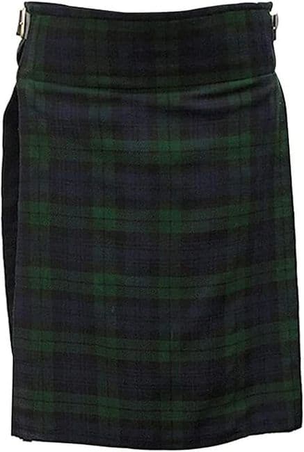 Gents Black Watch Tartan Scottish Traditional 5 Yard Kilt