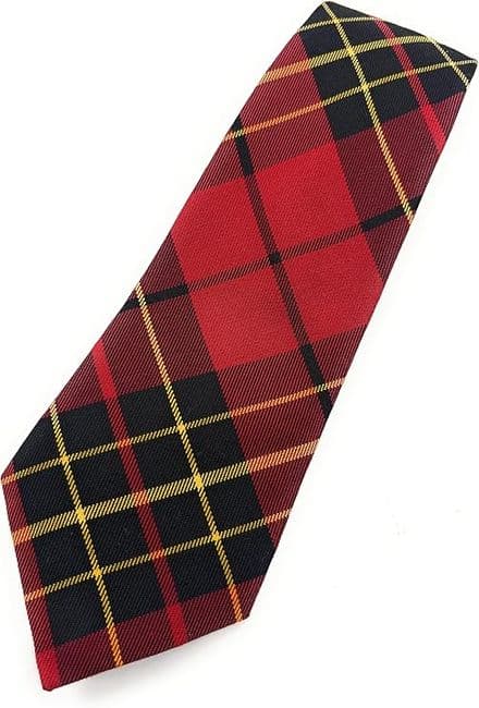 Gents Brodie Red Tartan Tie