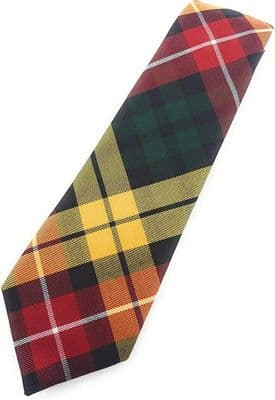 Gents Buchanan Modern Tartan Tie | Classic Scottish Tartan Neck Tie