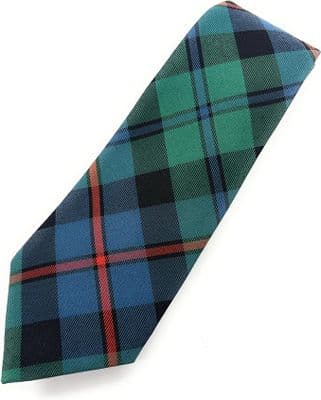 Gents Campbell of Cawdor Ancient Tartan Tie | Classic Scottish Tartan Neck Tie