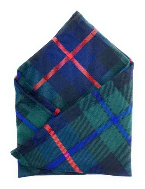 Gents Campbell of Cawdor Modern Tartan Pocket Square