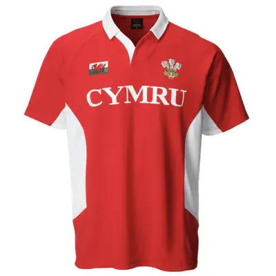Gents Colyn Collar Welsh Rugby Shirt