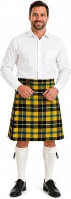 Gents Cornish National Tartan 5 Yard Kilt