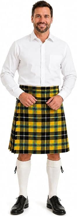 Gents Cornish National Tartan 5 Yard Kilt