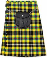 Gents Cornish National Tartan 5 Yard Kilt & Casual Day Sporran Set