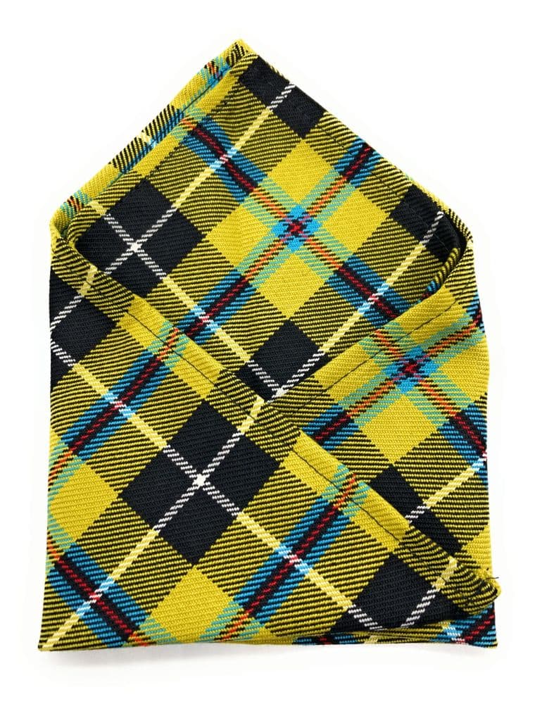 Gents Cornish National Tartan Polyviscose Pocket Square
