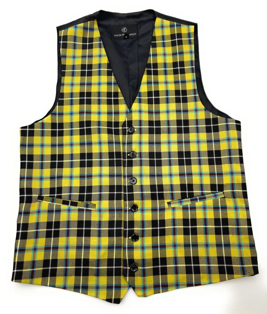 Gents Cornish National Tartan Six Button Waistcoat
