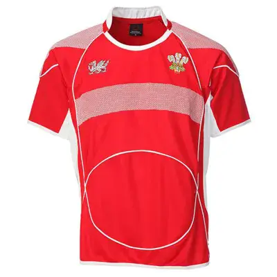 Gents Crew Neck Welsh Rugby Shirt