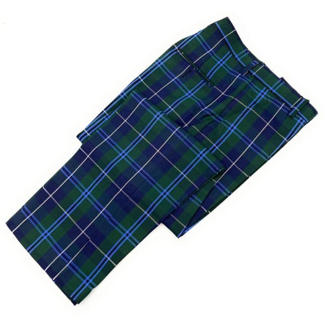 Gents Douglas Modern Tartan Trousers