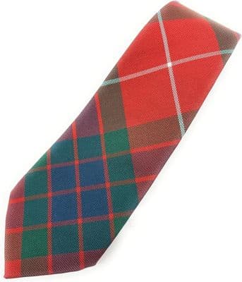 Gents Fraser Red Ancient Tartan Tie | Classic Scottish Tartan Neck Tie