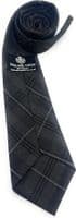 Gents Grey Granite Tartan Tie