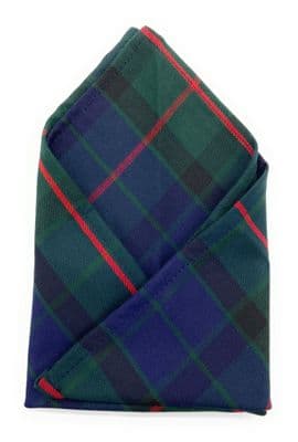 Gents Gunn Tartan Polyviscose Pocket Square