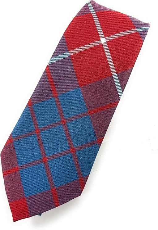 Gents Hamilton Red Tartan Tie | Scottish Tartan Tie