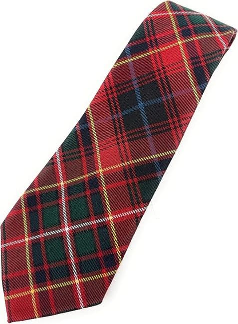 Gents Innes Red Tartan Tie