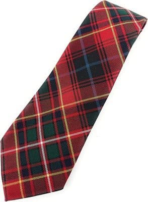 Gents Innes Red Tartan Tie | Classic Scottish Tartan Neck Tie
