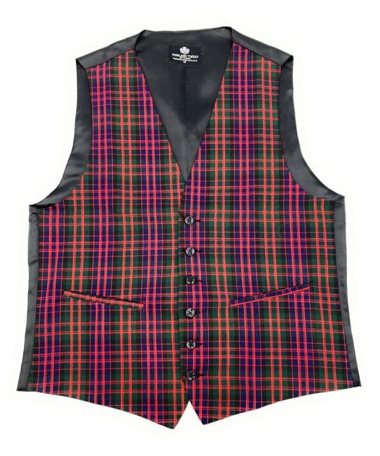 Gents MacDonald Modern Tartan Six Button Waistcoat