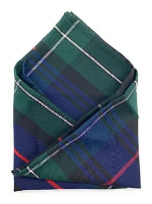 Gents MacKenzie Modern Tartan Pocket Square