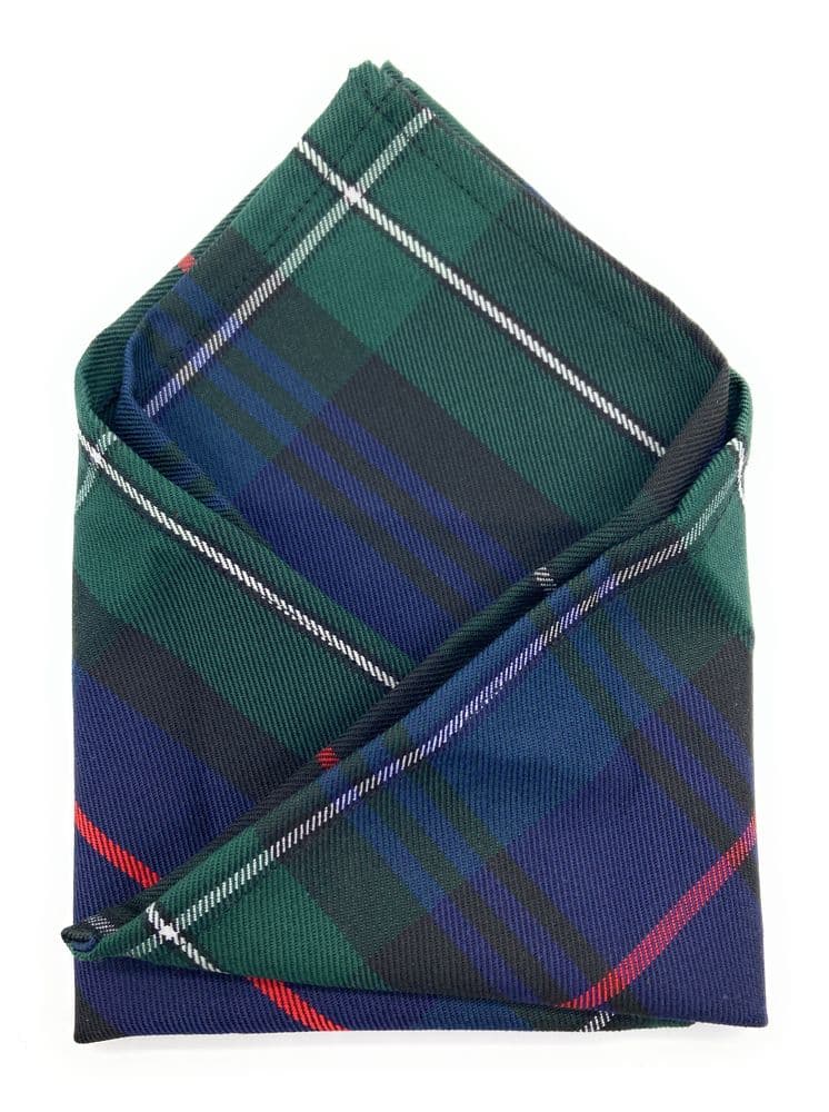 Gents MacKenzie Modern Tartan Pocket Square