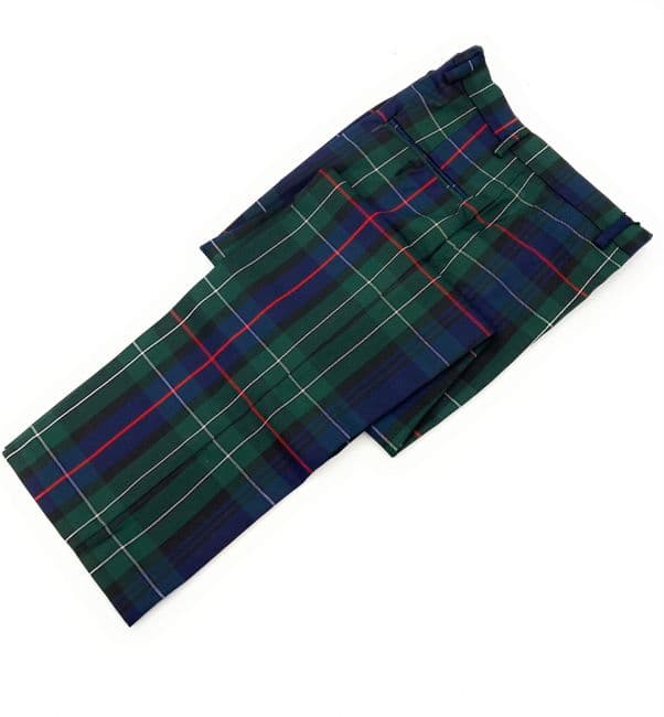 Gents Mackenzie Modern Tartan Trousers