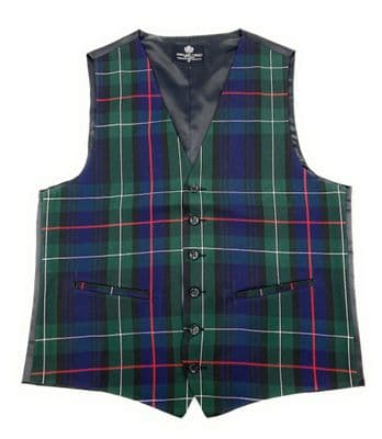 Gents MacKenzie Tartan Six Button Waistcoat