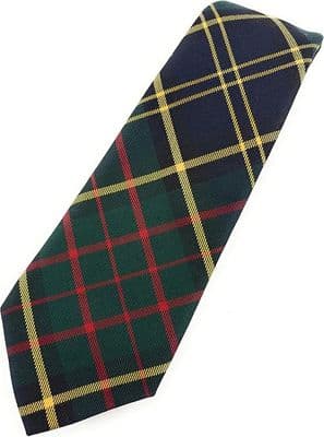 Gents MacMillan Hunting Tartan Tie | Classic Scottish Tartan Neck Tie