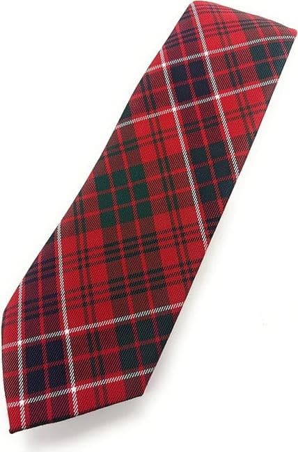 Gents Macrae Red Tartan Tie