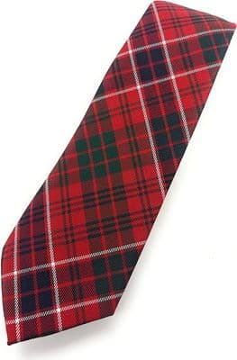 Gents MacRae Red Tartan Tie | Classic Scottish Tartan Neck Tie
